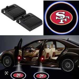 2 San Francisco 49 ers LED car door projector courtesy puddle lights